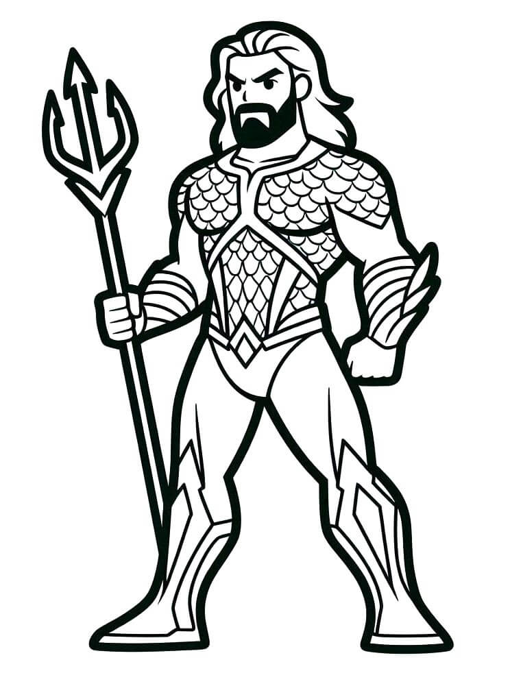 Aquaman da colorare