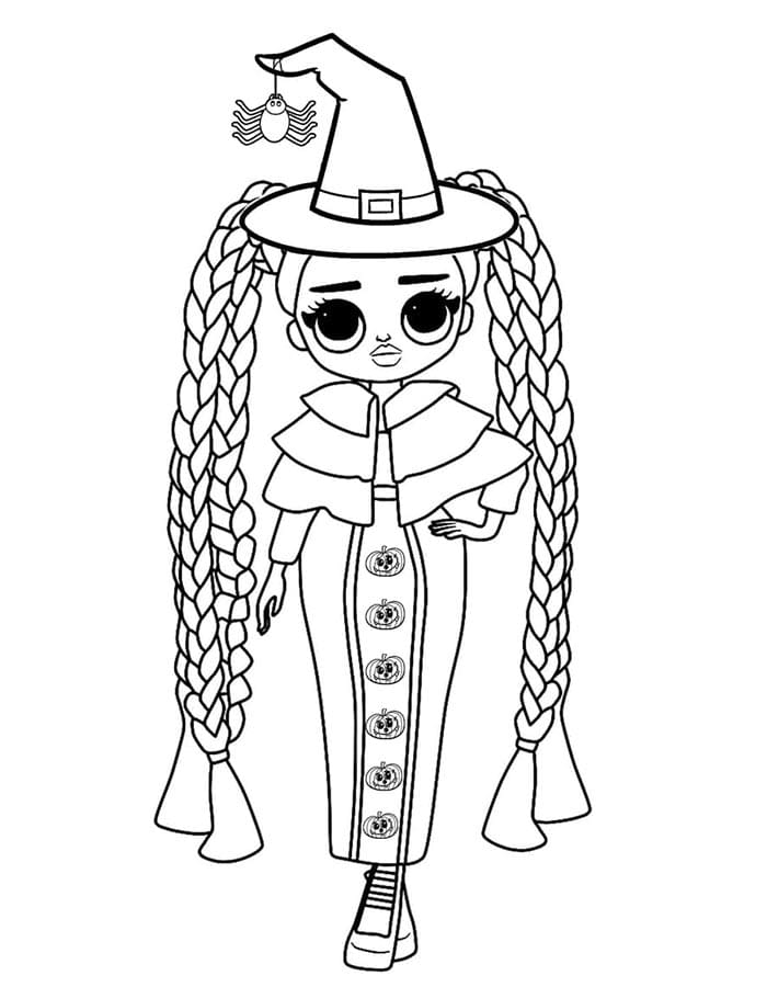 Immagine Stampabile Halloween da colorare