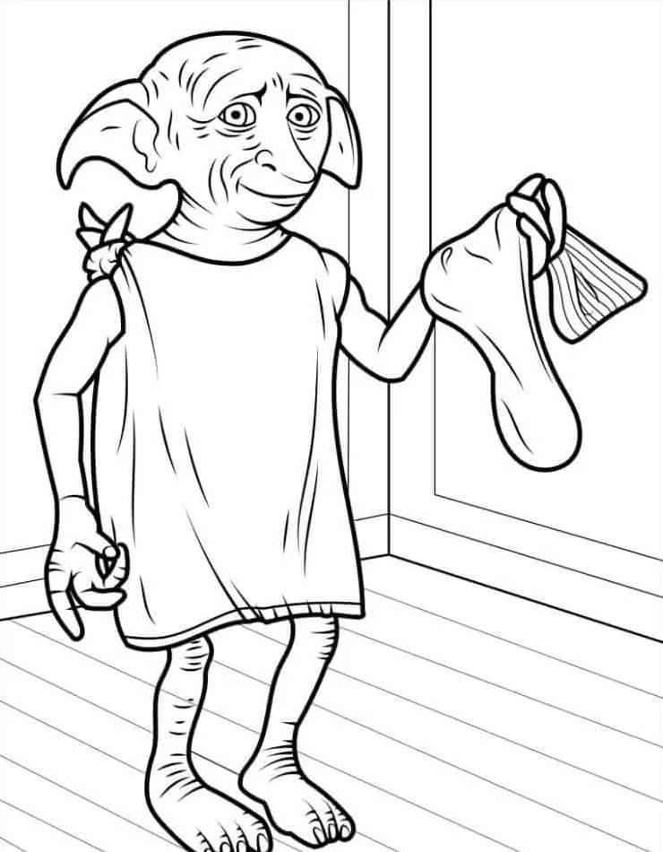 Immagine Stampabile Harry Potter da colorare