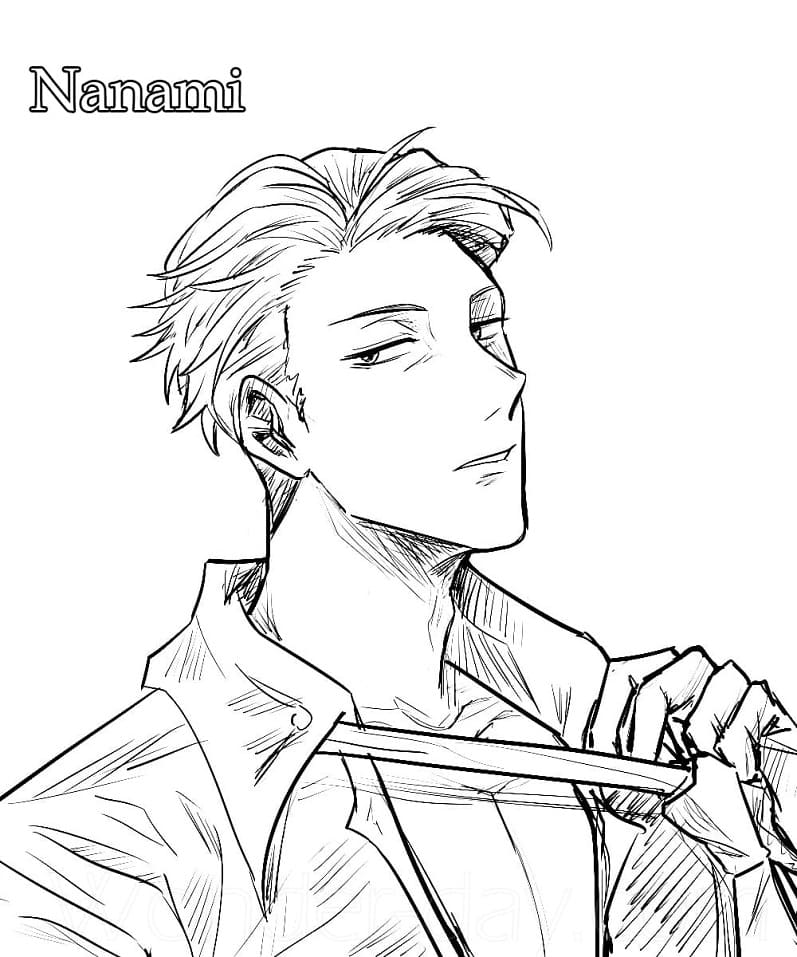 Immagine Stampabile Jujutsu Kaisen da colorare