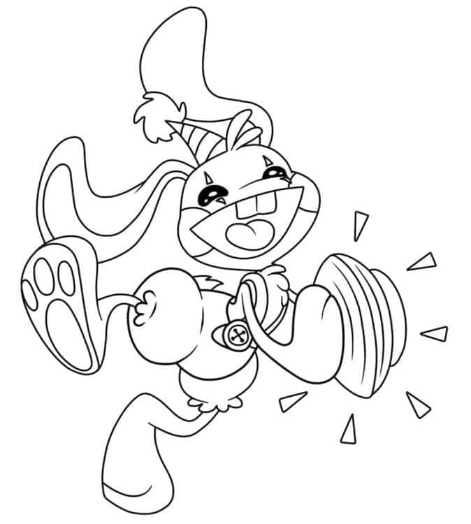 Immagine Stampabile Poppy Playtime da colorare