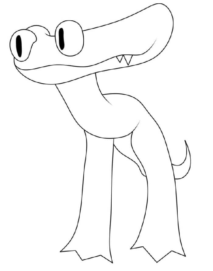 Immagine Stampabile Rainbow Friends da colorare