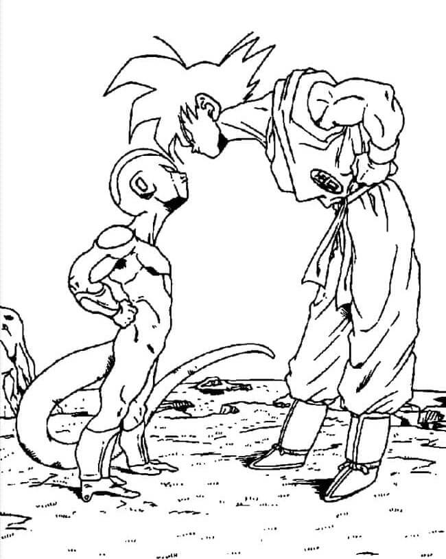 Immagine Stampabile Son Goku da colorare