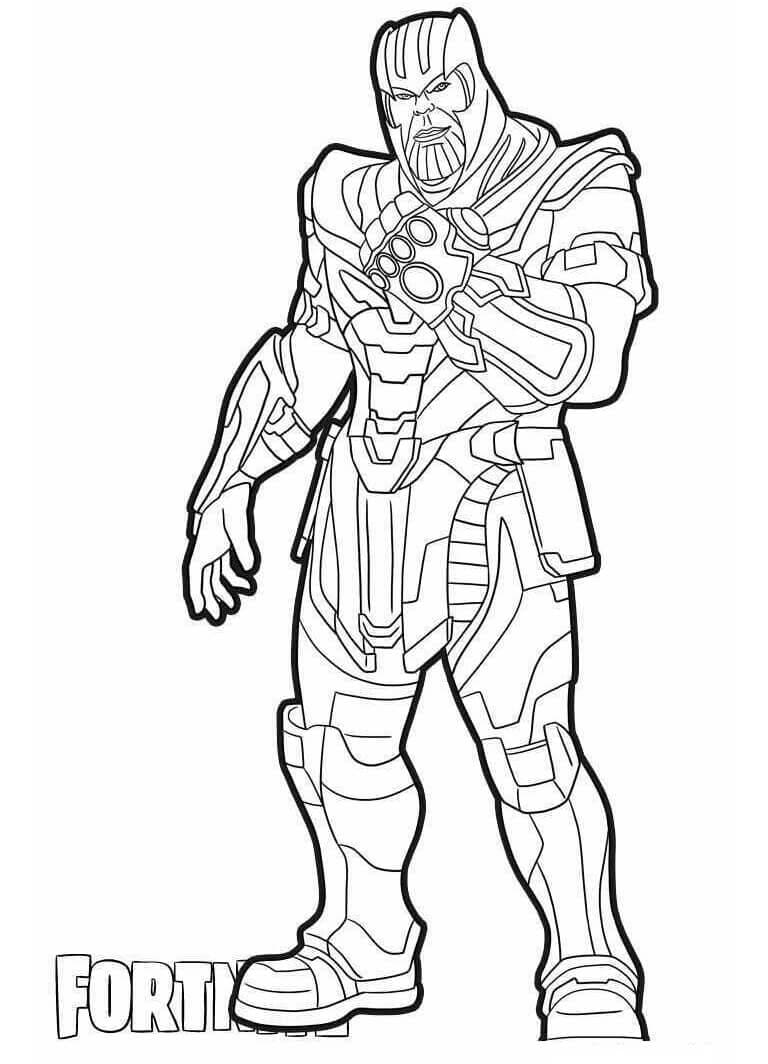 Immagine Stampabile Thanos da colorare