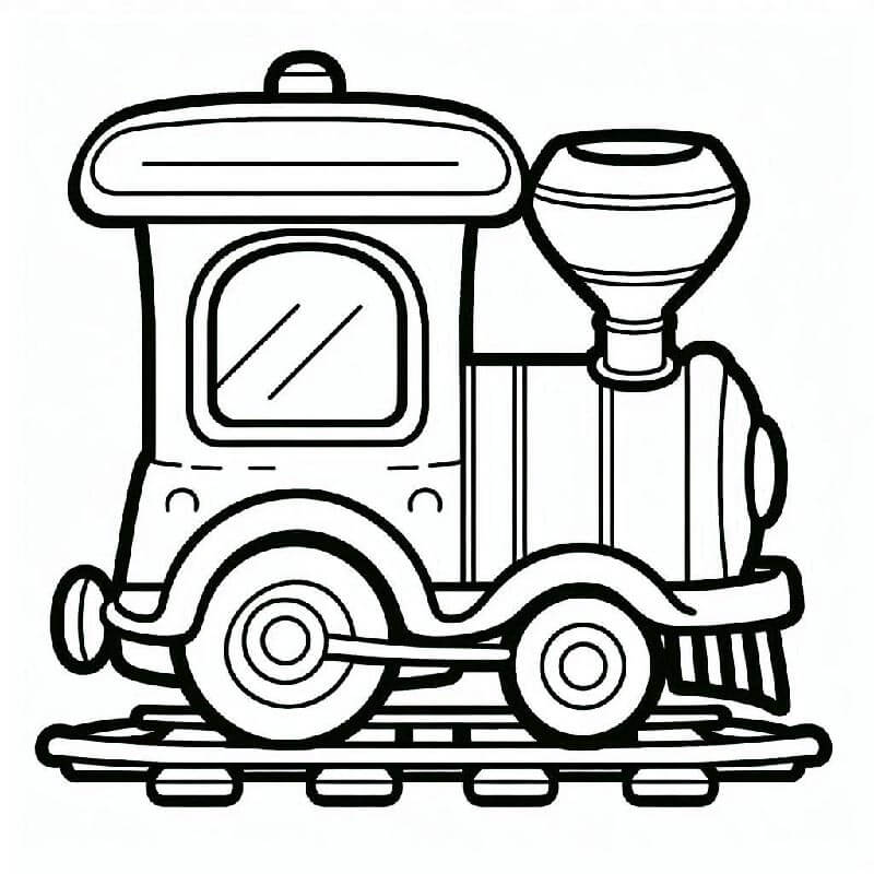 Immagine Stampabile Treno da colorare