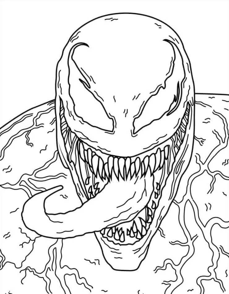 Immagine Stampabile Venom da colorare