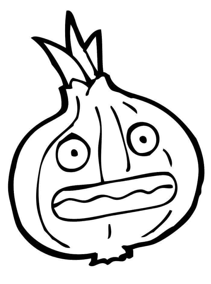 Immagine Stampabile Verdura da colorare