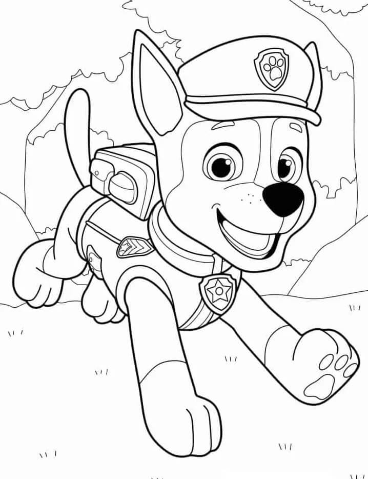 Immagine Stampabile di Paw Patrol da colorare