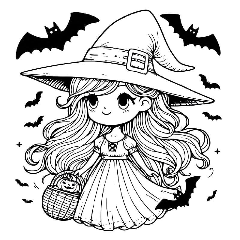 Streghe da colorare