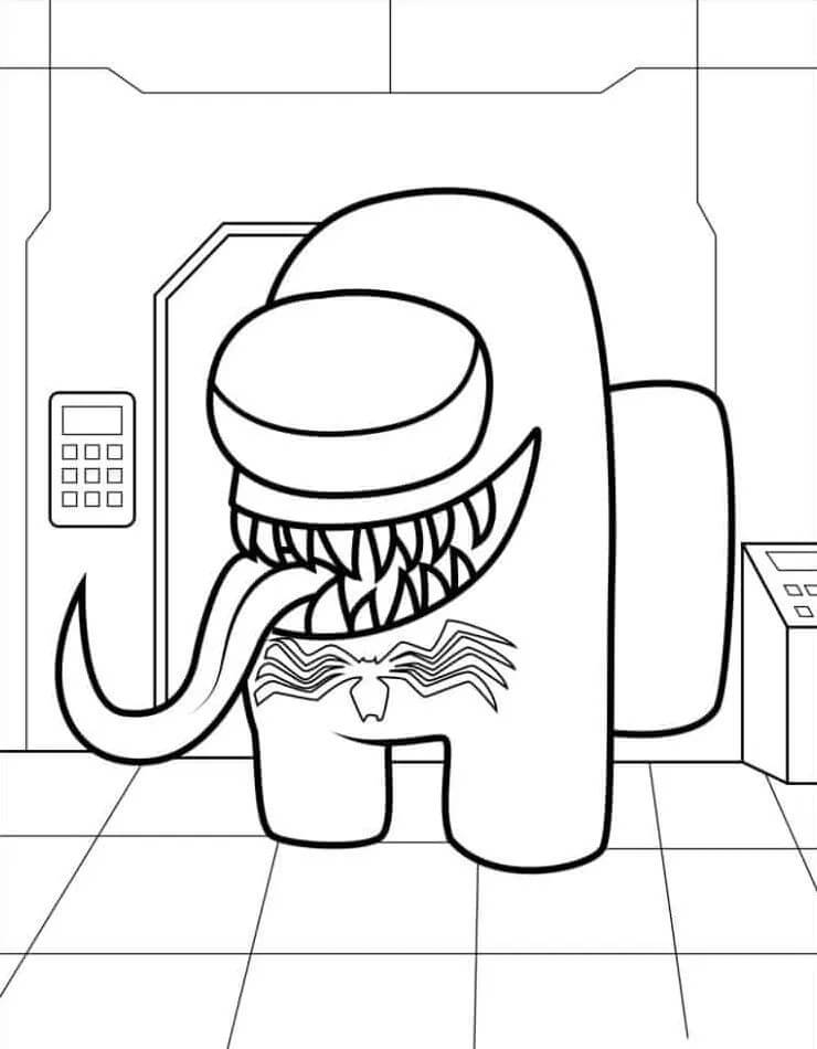 Immagine Venom Gratuita da colorare