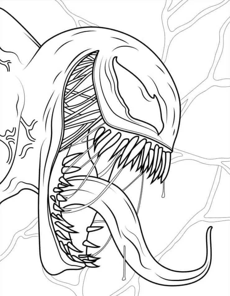 Immagine Venom Stampabile da colorare