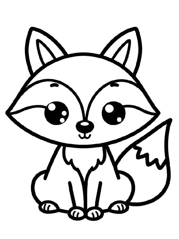 Immagine Volpe Gratuita da colorare