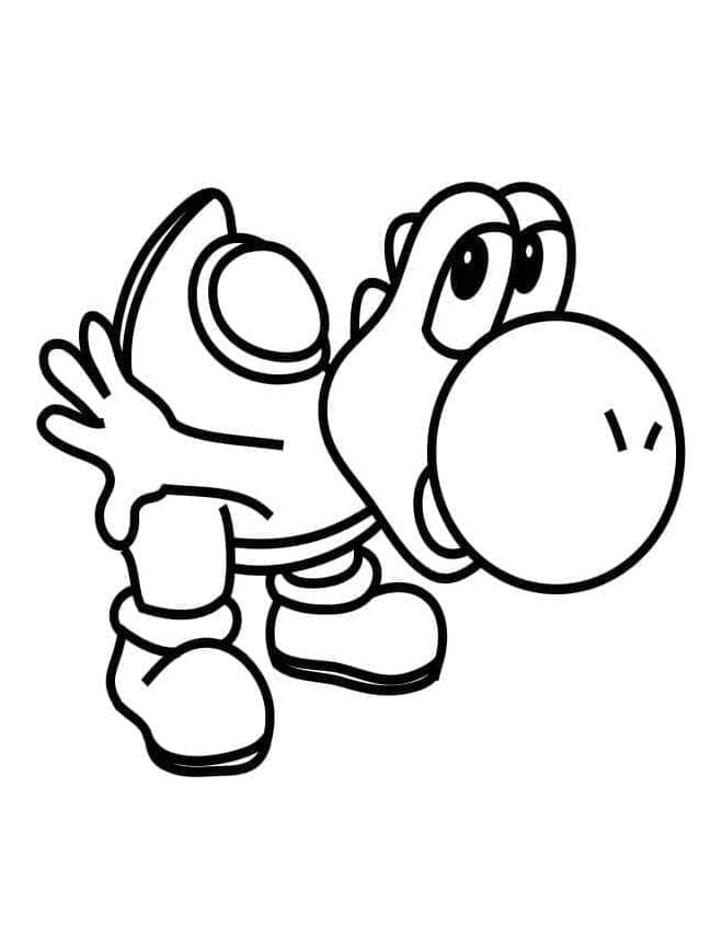 Immagine Yoshi da colorare