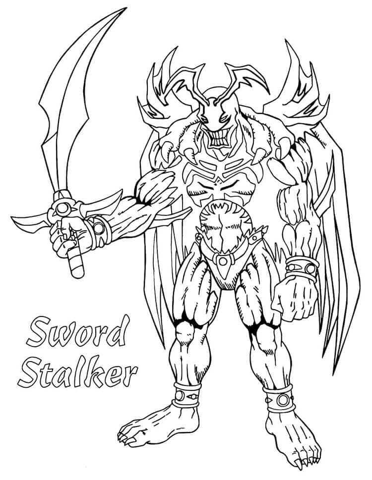 Immagine Yu-Gi-Oh da colorare