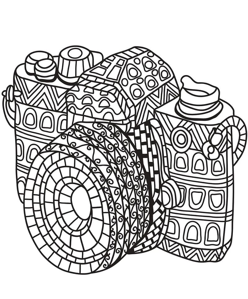 Immagine Zentangle Stampabile da colorare