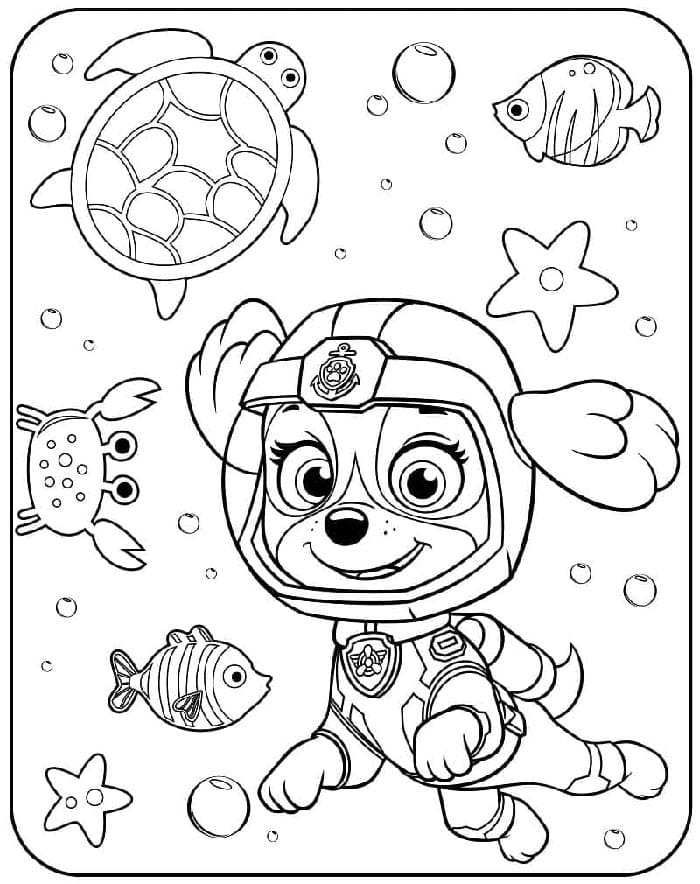 Immagine di Paw Patrol da colorare