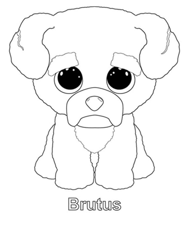 Immagine gratuita Beanie Boo da colorare