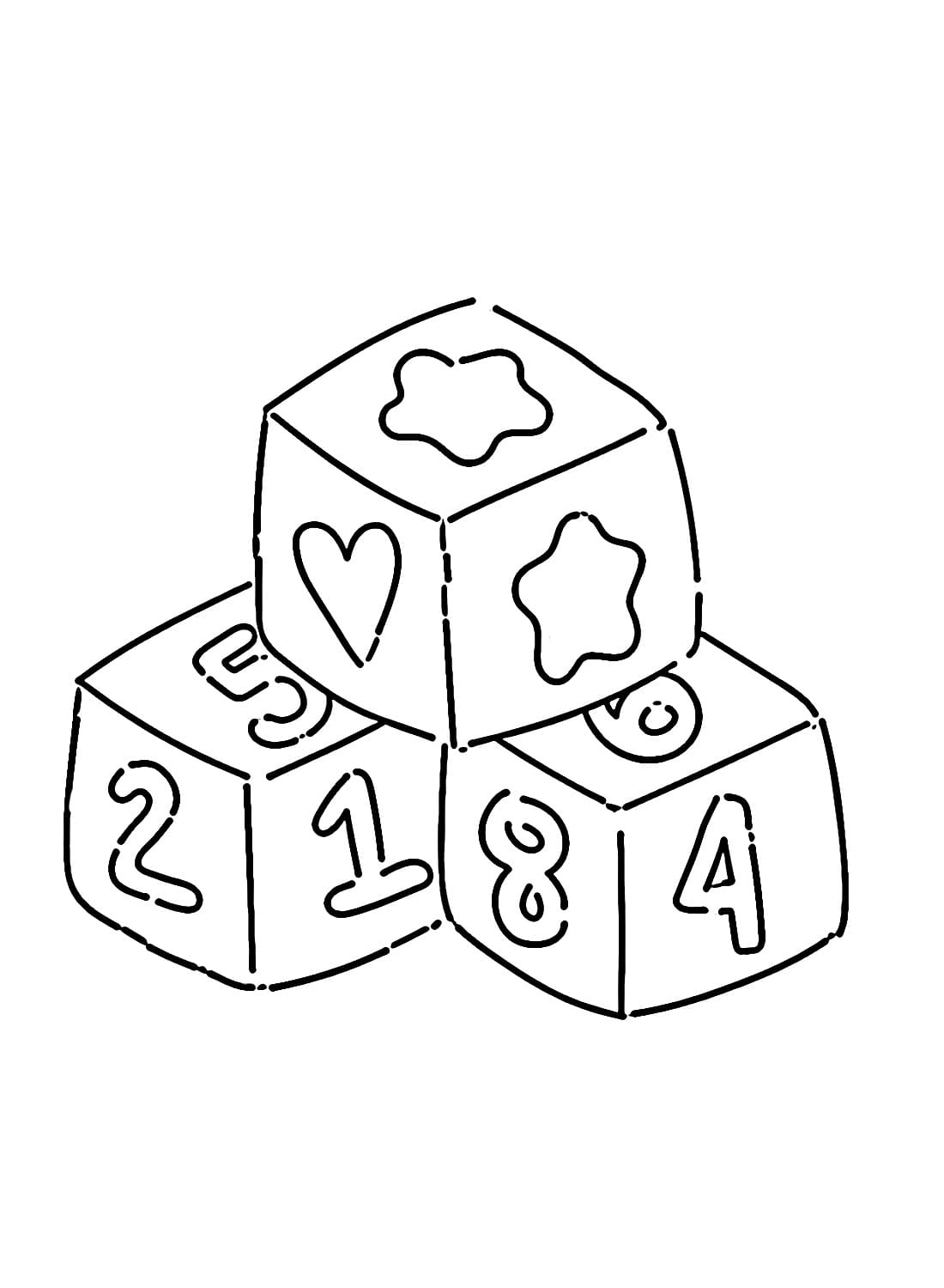 Immagine gratuita giocattoli da colorare