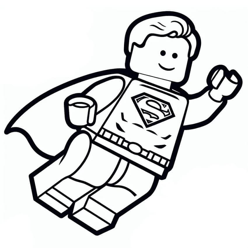 Immagine stampabile Lego da colorare