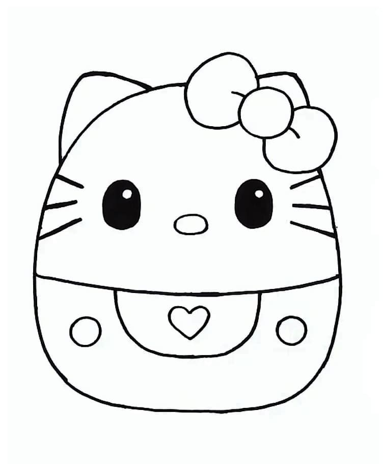 Immagine stampabile Squishmallows da colorare