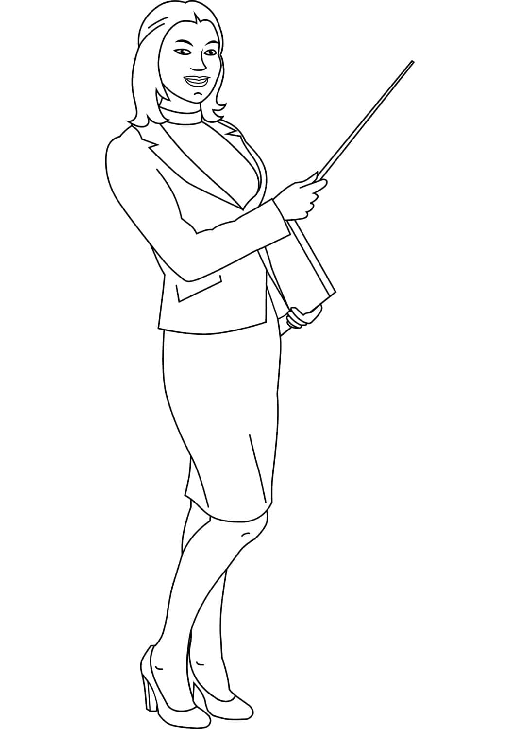 Insegnante a Costo Zero da colorare