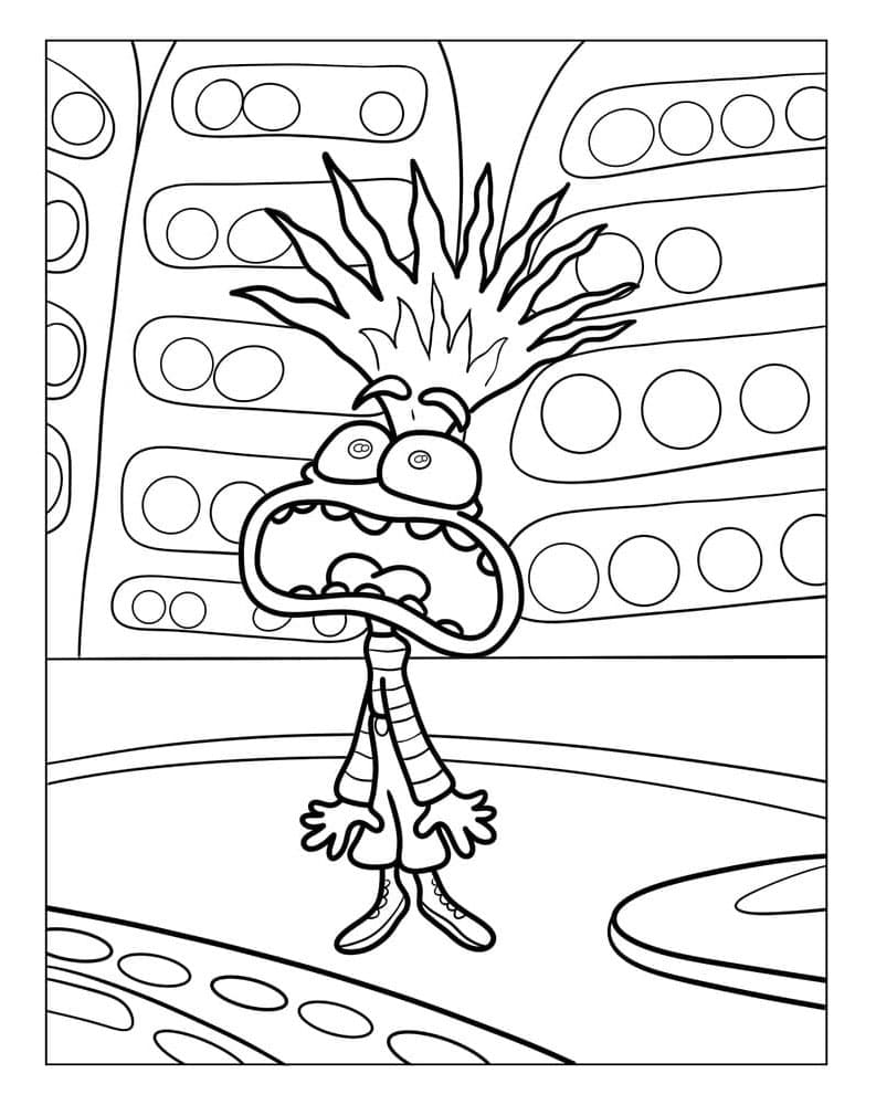 Inside Out 2 Disney Pixar da colorare