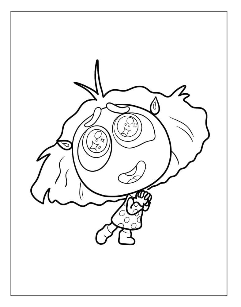 Inside Out 2 Gratuito per Stampare da colorare