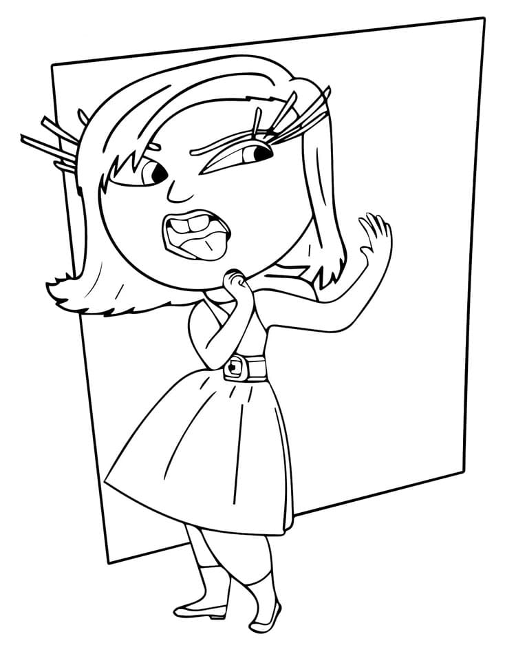 Inside Out 2 Stampabile Gratis da colorare