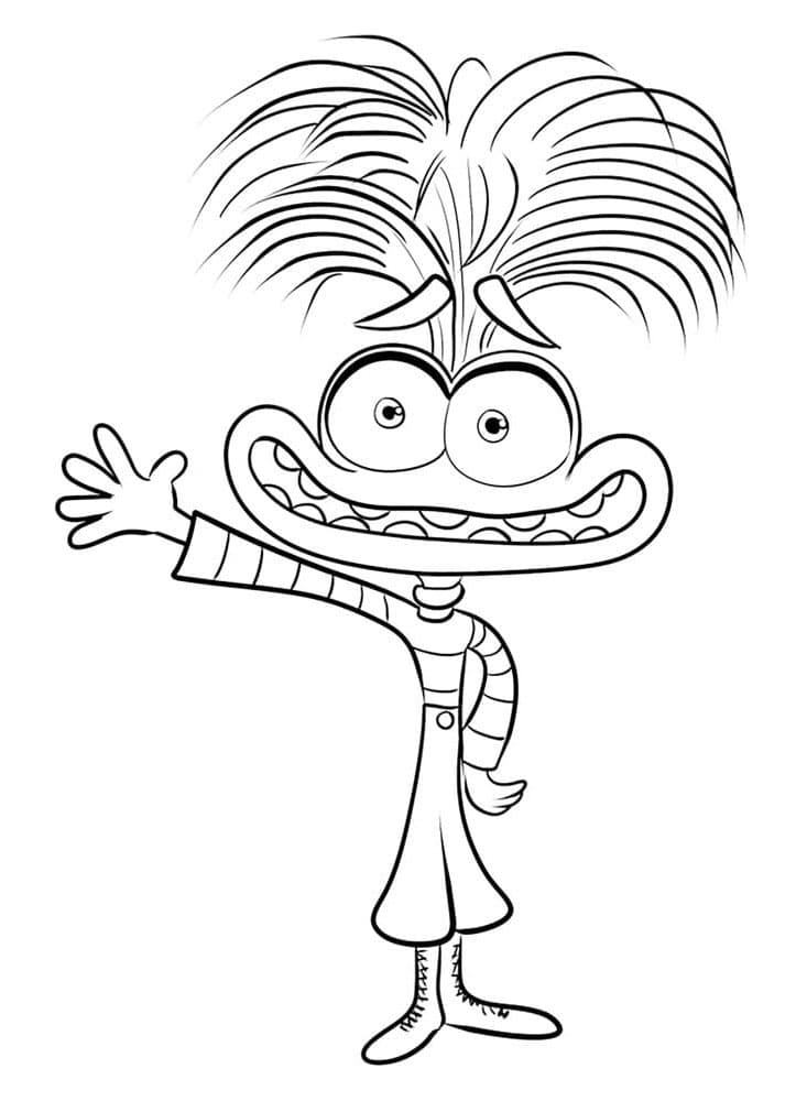 Inside Out 2 di Disney Pixar da colorare