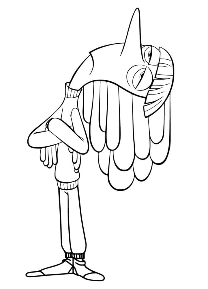 Inside Out 2 per Bambini di 2 Anni da colorare