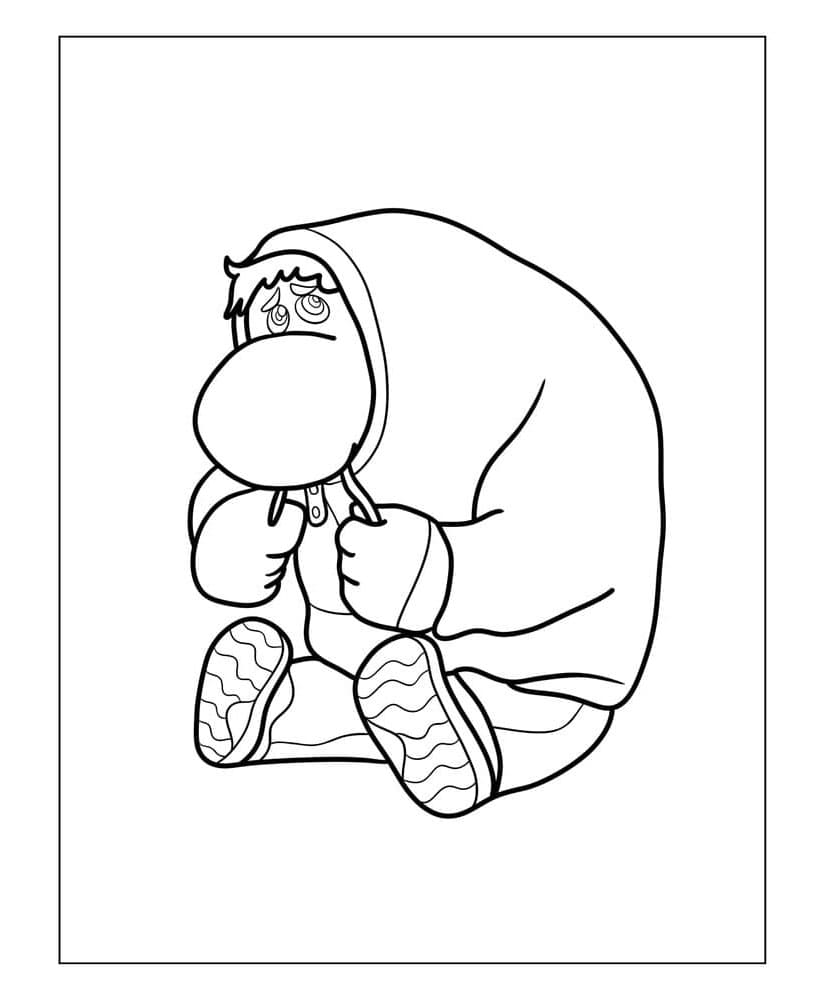 Inside Out 2 per Bambini di 5 Anni da colorare