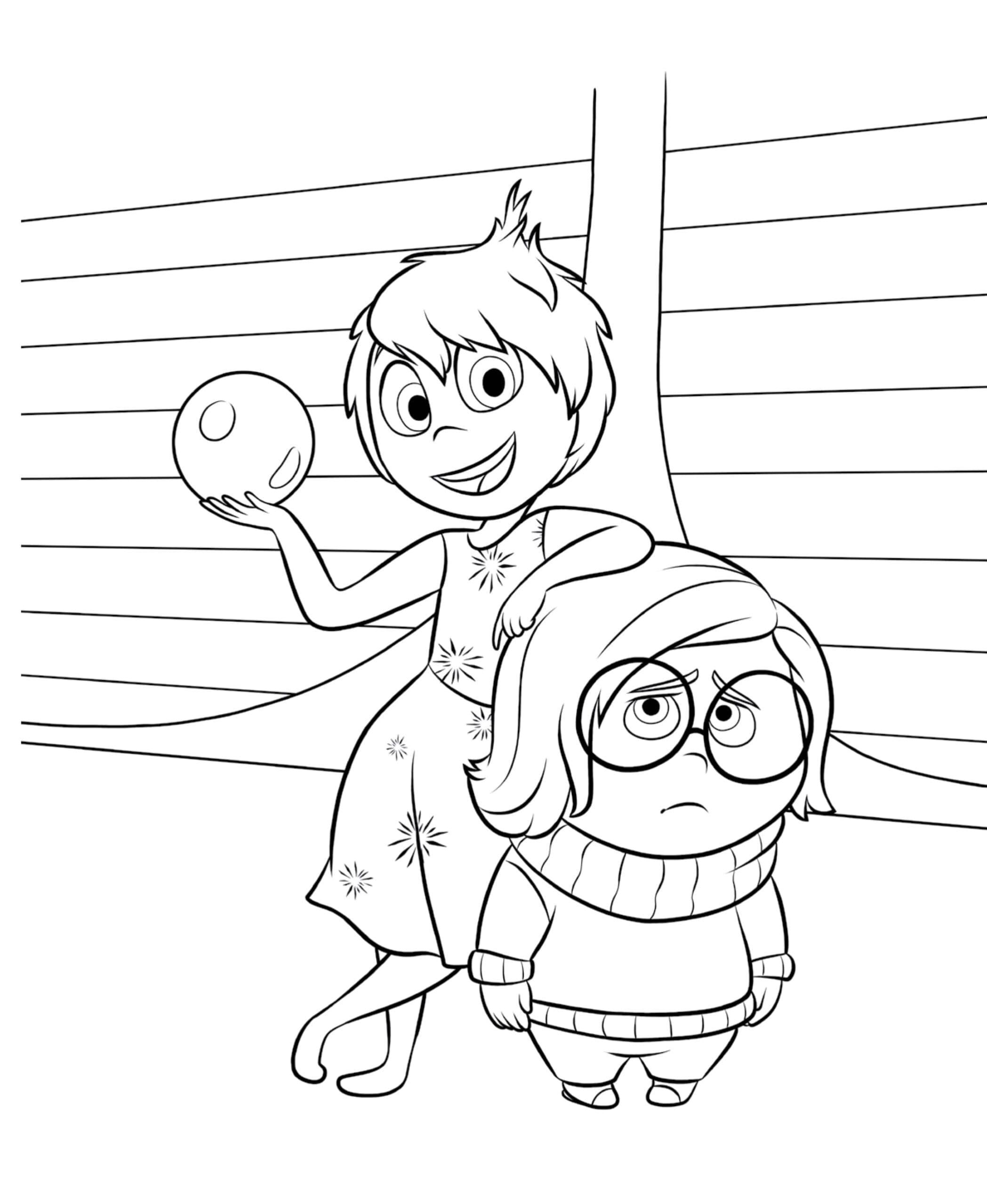 Inside Out Animato da colorare