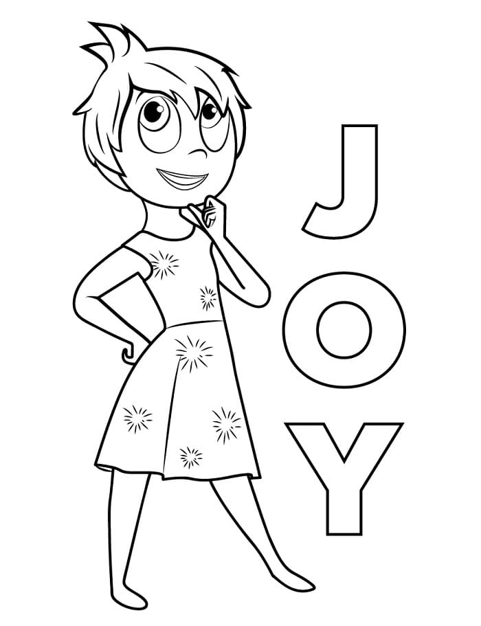 Inside Out Gratuito per Bambini da colorare