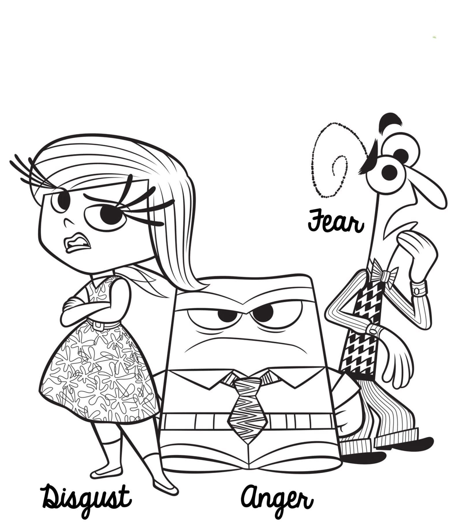 Inside Out Stampabile Gratuito da colorare