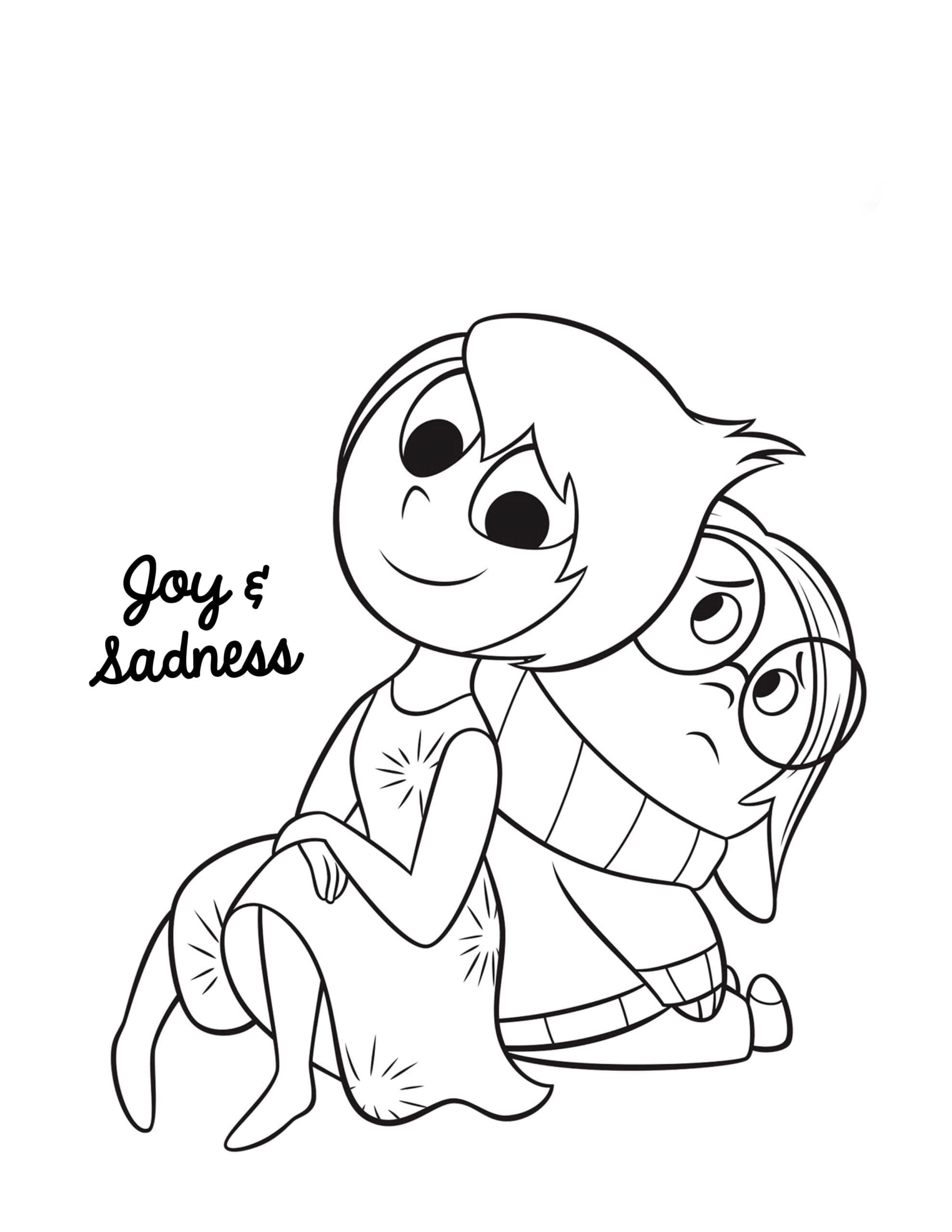 Inside Out da Cartone Animato da colorare