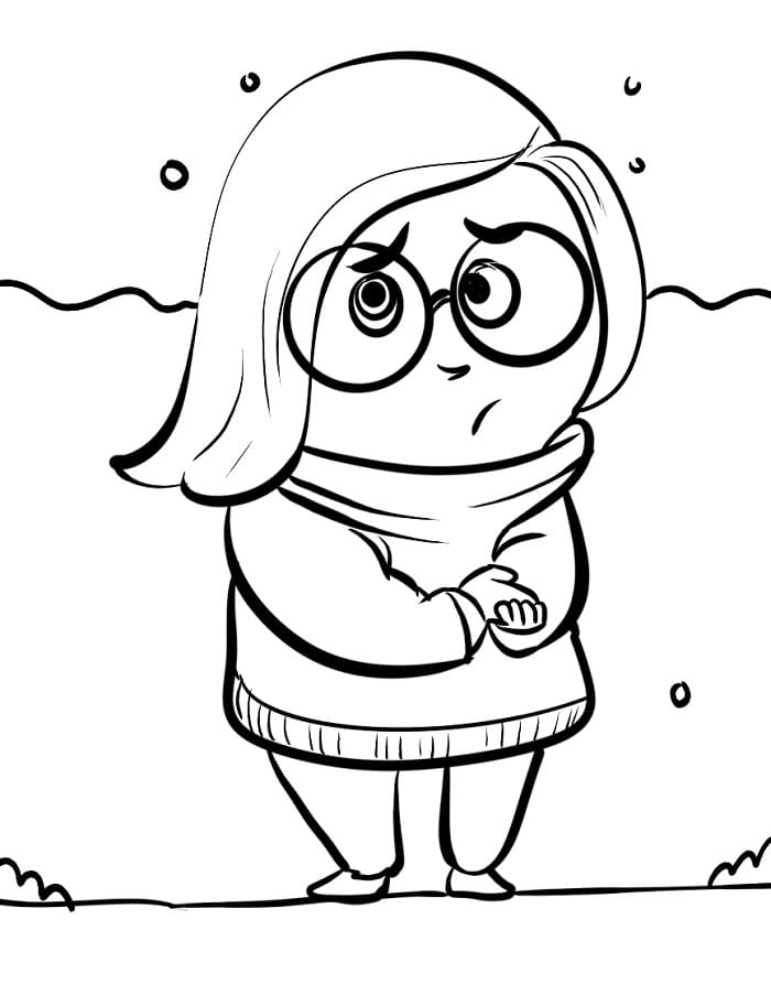 Inside Out per Bambini di 1 Anno da colorare