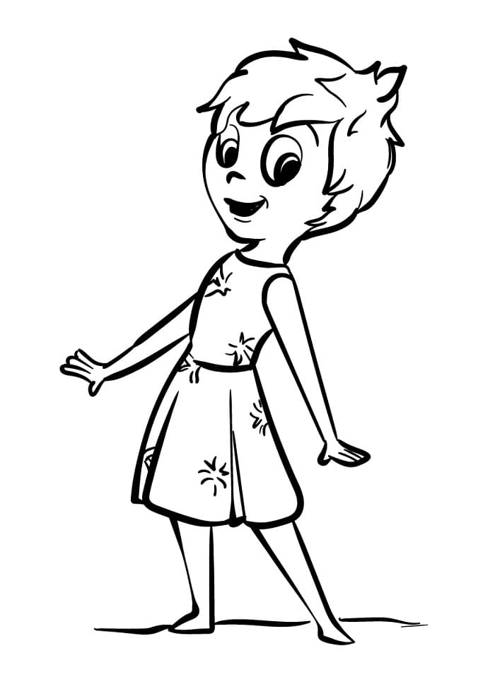 Inside Out per Bambini di 2 Anni da colorare