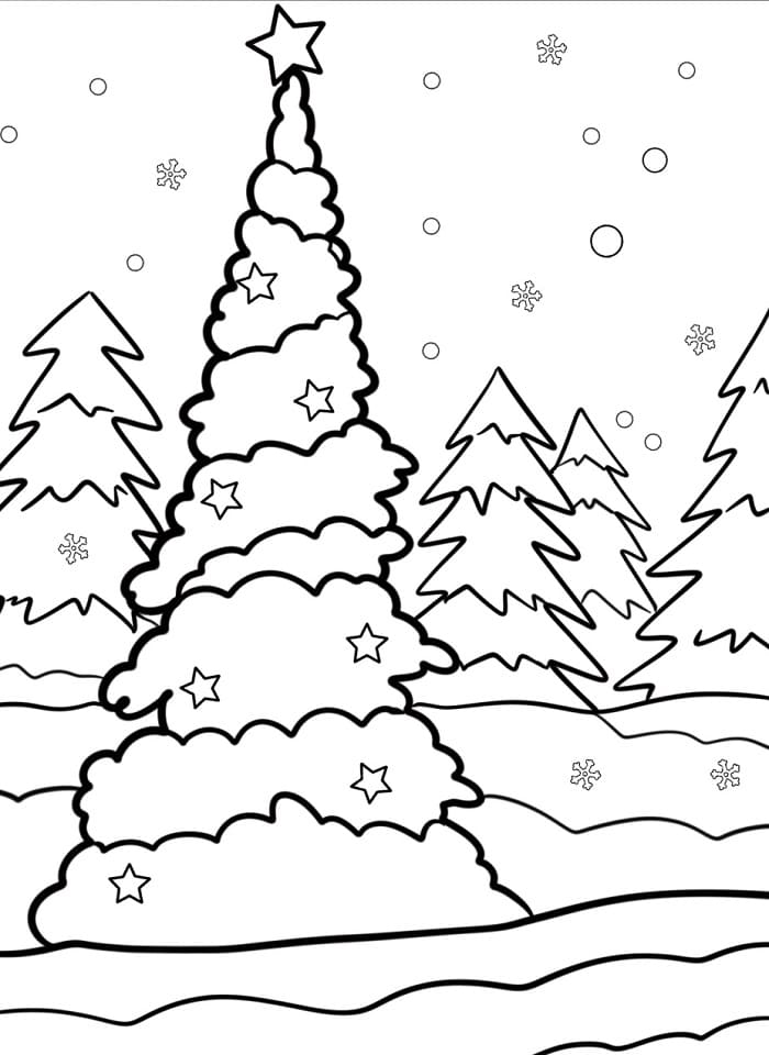 Inverno Meraviglioso da colorare