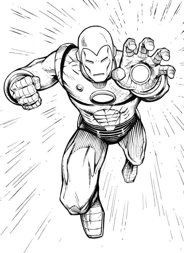 Iron Man (2) da colorare