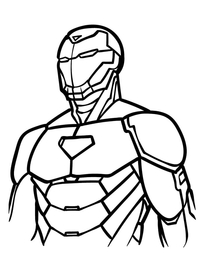 Iron Man Supereroe da colorare