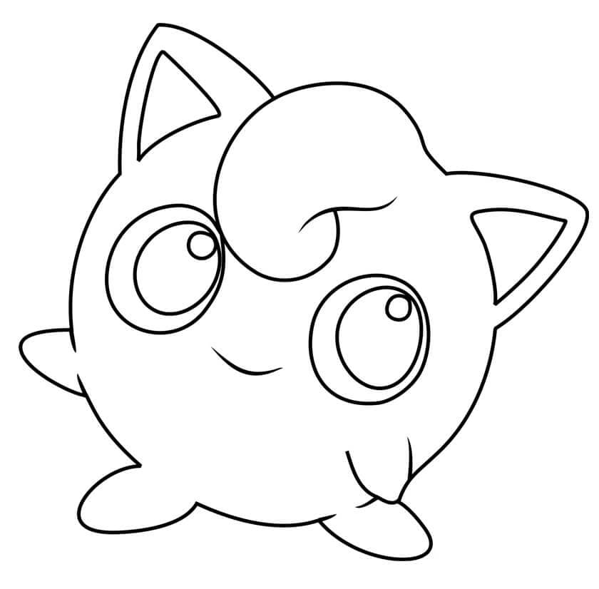 Jigglypuff Pokemon da colorare