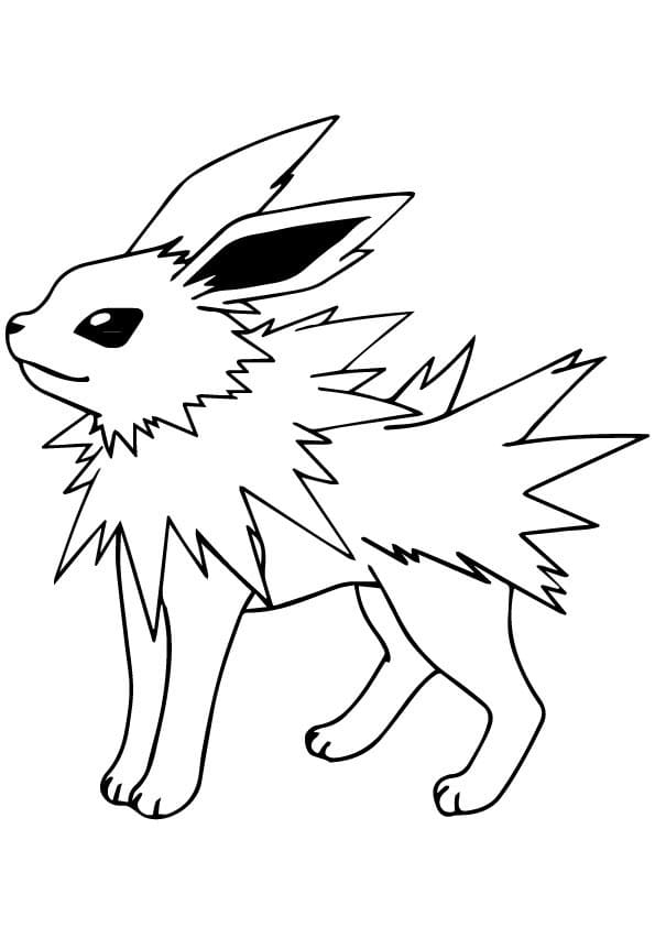 Jolteon Pokemon da colorare