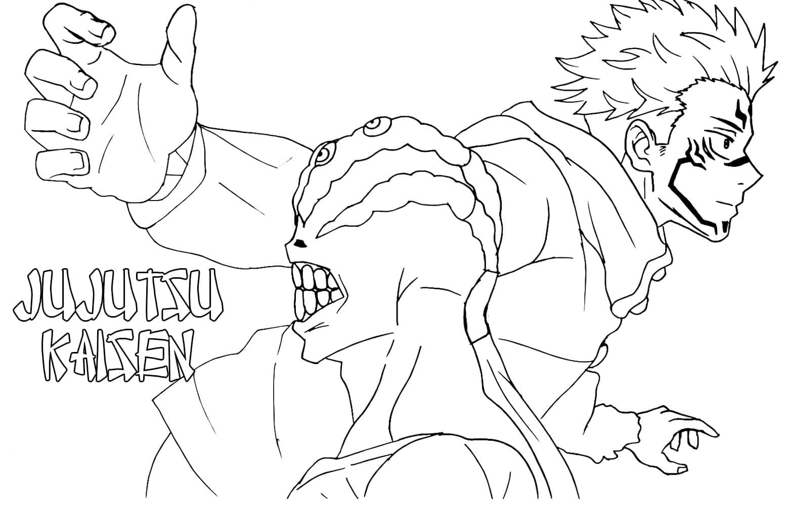 Jujutsu Kaisen Libero da colorare