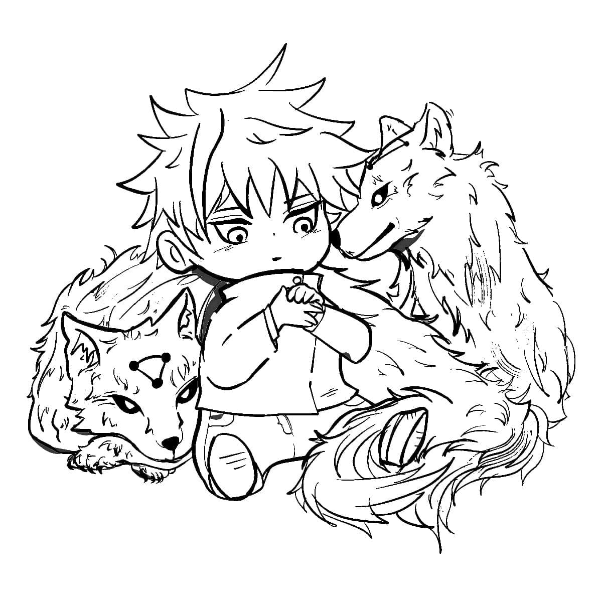 Jujutsu Kaisen Senza Spese da Stampare da colorare