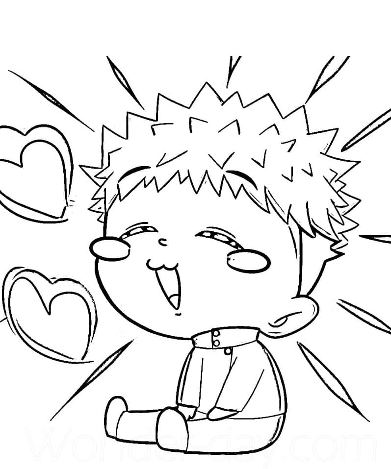 Jujutsu Kaisen Stampabile Libero da colorare