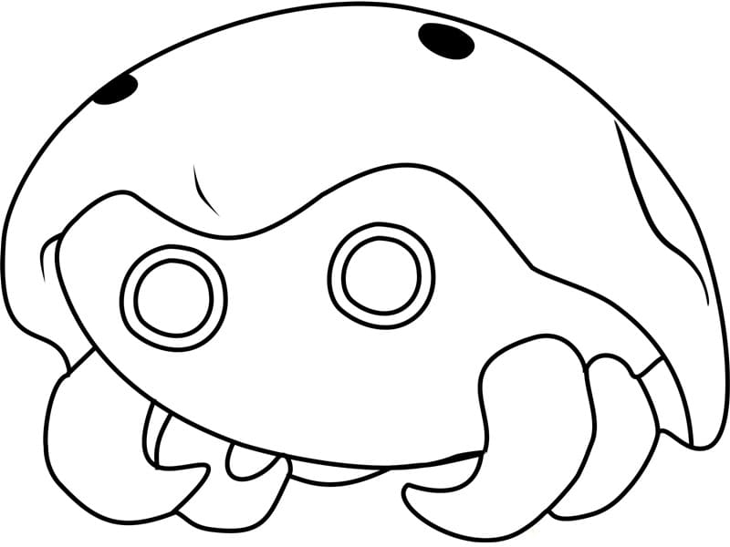 Kabuto Pokemon da colorare