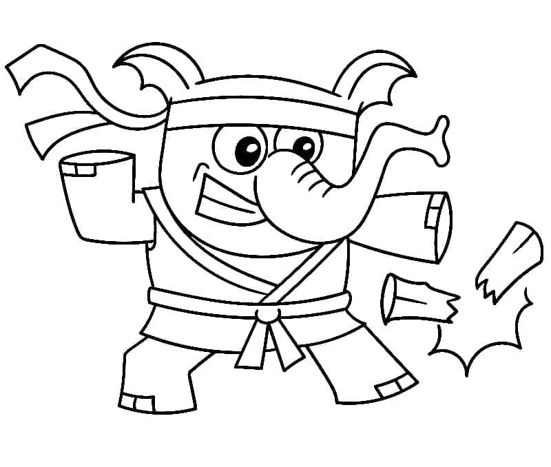 Karate per Bambini di 6 Anni da colorare