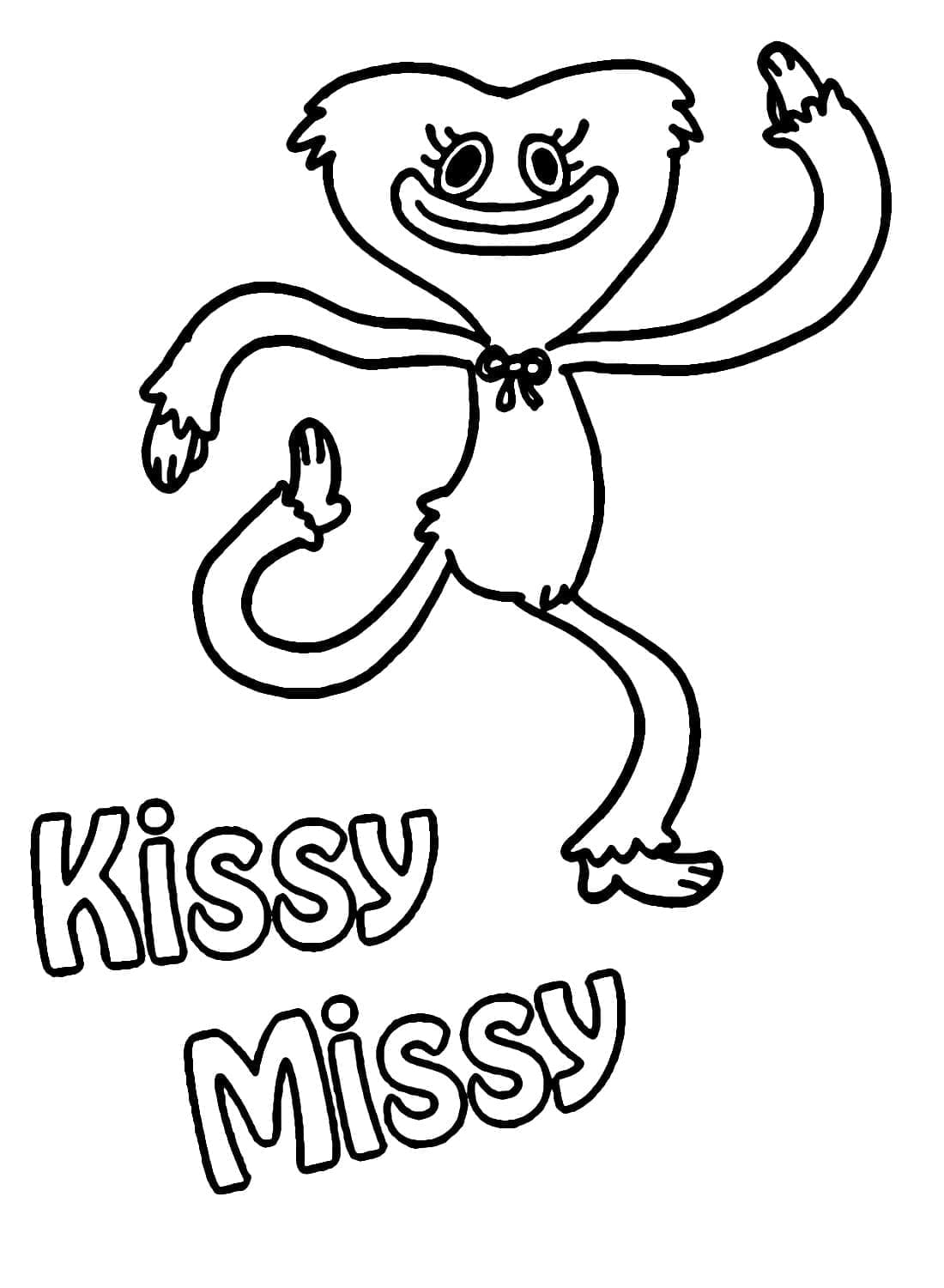 Kissy Missy Gratis per Bambini da colorare