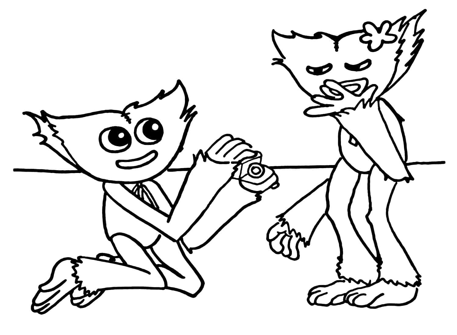 Kissy Missy da Stampare da colorare