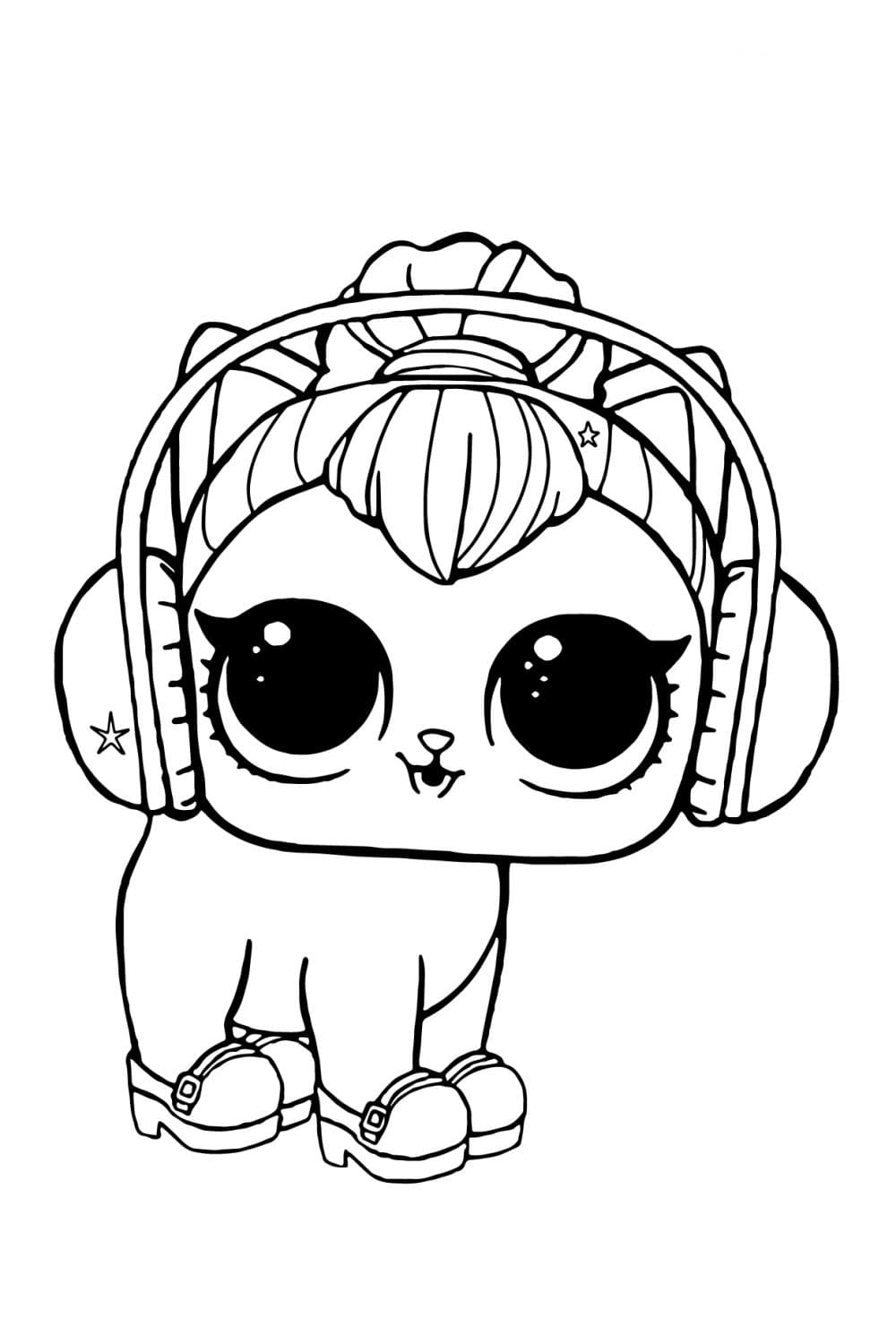 Kitty from LOL Pets da colorare